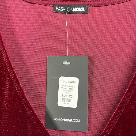 FASHION NOVA | Velvet Maxi Dress - Picture 4 of 15